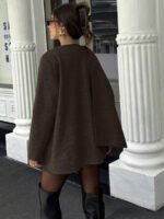 ⁦معطف صوف كلاسيكي بجيوب وياقة بسيطة⁩ - الصورة ⁦29⁩