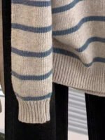 ⁦بلوزة بولو مضلعة للنساء⁩ - الصورة ⁦9⁩