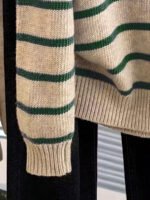 ⁦بلوزة بولو مضلعة للنساء⁩ - الصورة ⁦16⁩