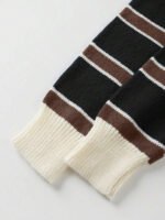 ⁦كنزة صوف بولو مخططة بتباين الألوان للنساء⁩ - الصورة ⁦19⁩