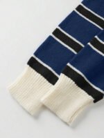 ⁦كنزة صوف بولو مخططة بتباين الألوان للنساء⁩ - الصورة ⁦28⁩