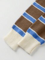 ⁦كنزة صوف بولو مخططة بتباين الألوان للنساء⁩ - الصورة ⁦37⁩