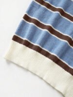 ⁦كنزة صوف بولو مخططة بتباين الألوان للنساء⁩ - الصورة ⁦46⁩