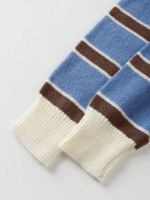 ⁦كنزة صوف بولو مخططة بتباين الألوان للنساء⁩ - الصورة ⁦47⁩