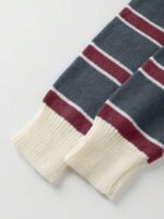 ⁦كنزة صوف بولو مخططة بتباين الألوان للنساء⁩ - الصورة ⁦65⁩