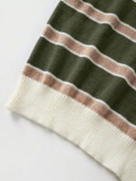 ⁦كنزة صوف بولو مخططة بتباين الألوان للنساء⁩ - الصورة ⁦73⁩