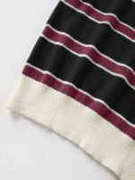 ⁦كنزة صوف بولو مخططة بتباين الألوان للنساء⁩ - الصورة ⁦91⁩