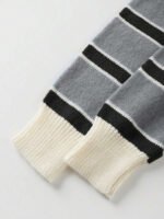 ⁦كنزة صوف بولو مخططة بتباين الألوان للنساء⁩ - الصورة ⁦109⁩