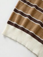 ⁦كنزة صوف بولو مخططة بتباين الألوان للنساء⁩ - الصورة ⁦116⁩