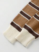 ⁦كنزة صوف بولو مخططة بتباين الألوان للنساء⁩ - الصورة ⁦117⁩