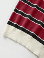 ⁦كنزة صوف بولو مخططة بتباين الألوان للنساء⁩ - الصورة ⁦126⁩