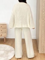 ⁦طقم صوف نسائي قطعتين – كنزة بسحاب وبنطلون كاجوال⁩ - الصورة ⁦14⁩