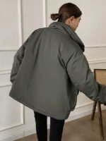 ⁦DAZY معطف نسائي مبطن بأكمام طويلة وجيوب⁩ - الصورة ⁦3⁩