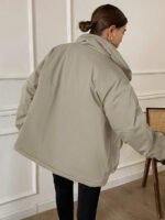 ⁦DAZY معطف نسائي مبطن بأكمام طويلة وجيوب⁩ - الصورة ⁦15⁩