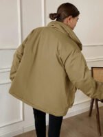 ⁦DAZY معطف نسائي مبطن بأكمام طويلة وجيوب⁩ - الصورة ⁦21⁩