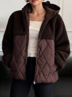 ⁦معطف صوف قصير للخريف والشتاء ستايل عصري وأنيق⁩ - الصورة ⁦4⁩