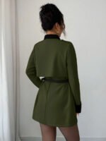 ⁦Elenzga معطف فاخر أنيق، بدون حزام⁩ - الصورة ⁦50⁩