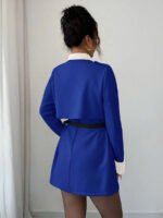 ⁦Elenzga معطف فاخر أنيق، بدون حزام⁩ - الصورة ⁦57⁩