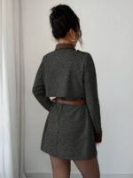 ⁦Elenzga معطف فاخر أنيق، بدون حزام⁩ - الصورة ⁦106⁩