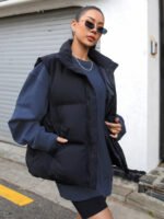 ⁦جاكيت شتوي كت مبطن بجيوب – DAZY⁩ - الصورة ⁦2⁩