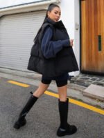 ⁦جاكيت شتوي كت مبطن بجيوب – DAZY⁩ - الصورة ⁦3⁩