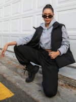 ⁦جاكيت شتوي كت مبطن بجيوب – DAZY⁩ - الصورة ⁦8⁩