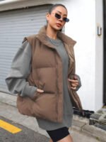 ⁦جاكيت شتوي كت مبطن بجيوب – DAZY⁩ - الصورة ⁦10⁩