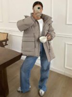 ⁦معطف نسائي مبطن⁩ - الصورة ⁦2⁩