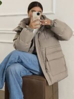 ⁦معطف نسائي مبطن⁩ - الصورة ⁦3⁩