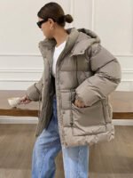 ⁦معطف نسائي مبطن⁩ - الصورة ⁦9⁩