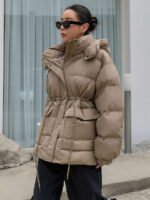 ⁦معطف نسائي مبطن⁩ - الصورة ⁦17⁩