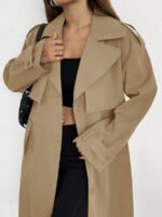 ⁦ترنش كوت نسائي للارتداء اليومي⁩ - الصورة ⁦18⁩