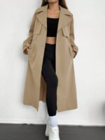 ⁦ترنش كوت نسائي للارتداء اليومي⁩ - الصورة ⁦19⁩