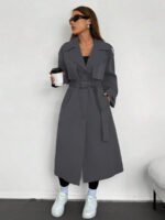 ⁦ترنش كوت نسائي للارتداء اليومي⁩ - الصورة ⁦24⁩