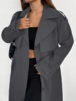 ⁦ترنش كوت نسائي للارتداء اليومي⁩ - الصورة ⁦25⁩