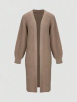 ⁦كارديجان محبوك بأكمام واسعه بتصميم كوري⁩ - الصورة ⁦7⁩