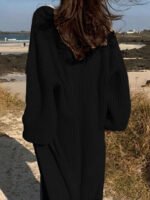 ⁦كارديجان محبوك بأكمام واسعه بتصميم كوري⁩ - الصورة ⁦16⁩