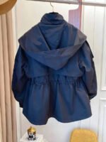 ⁦معطف ترنش بجيب سحاب وأزرار أمامية⁩ - الصورة ⁦18⁩