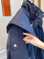 ⁦معطف ترنش بجيب سحاب وأزرار أمامية⁩ - الصورة ⁦20⁩