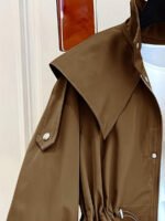 ⁦معطف ترنش بجيب سحاب وأزرار أمامية⁩ - الصورة ⁦25⁩