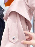 ⁦معطف ترنش بجيب سحاب وأزرار أمامية⁩ - الصورة ⁦36⁩