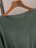 ⁦GlowEve فستان صوفي بأكمام طويلة وياقة طاقم⁩ - الصورة ⁦12⁩