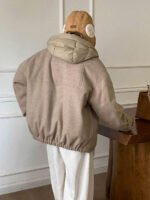 ⁦DAZY معطف كاجوال مبطن مزود بسحاب وقبعة⁩ - الصورة ⁦15⁩