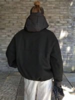 ⁦DAZY معطف كاجوال مبطن مزود بسحاب وقبعة⁩ - الصورة ⁦21⁩