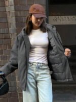 ⁦DAZY معطف كاجوال مبطن مزود بسحاب وقبعة⁩ - الصورة ⁦30⁩