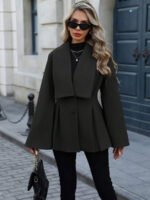 ⁦معطف صوفي نسائي EMERY ROSE – ستايل فرنسي أنيق يومي⁩ - الصورة ⁦7⁩