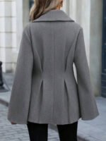 ⁦معطف صوفي نسائي EMERY ROSE – ستايل فرنسي أنيق يومي⁩ - الصورة ⁦35⁩