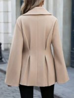 ⁦معطف صوفي نسائي EMERY ROSE – ستايل فرنسي أنيق يومي⁩ - الصورة ⁦43⁩