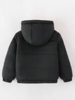 ⁦معطف أولاد شتوي كاجوال – مبطن بالقطن بسحاب وجيوب⁩ - الصورة ⁦3⁩