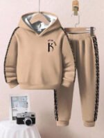 ⁦طقم أولاد قطعتين  تصميم فضفاض وطبعات ملونة⁩ - الصورة ⁦19⁩